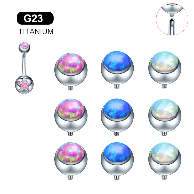 Body Jewelry Replacement Ball - G23 Titan Xuyên Labret Môi Bông