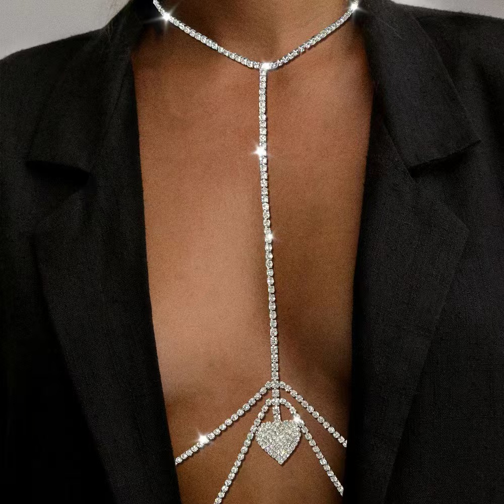 Body Jewelry High End - European and American fashion temperament, rhinestone