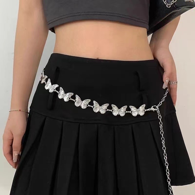 Body Jewelry For Women - Fashion Butterfly Belt Waist Chain For