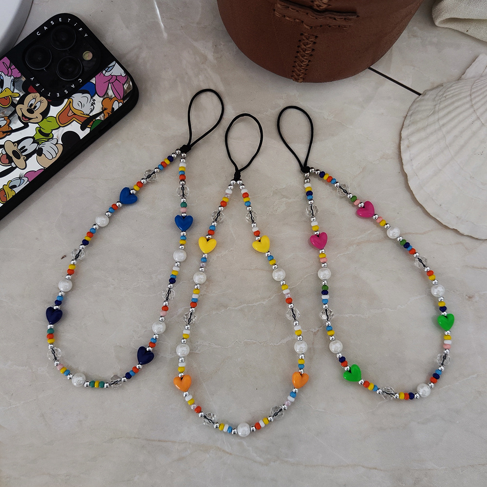 Body Jewelry Y2K - KKBEAD Heart Phone Charm Y2K Accessories