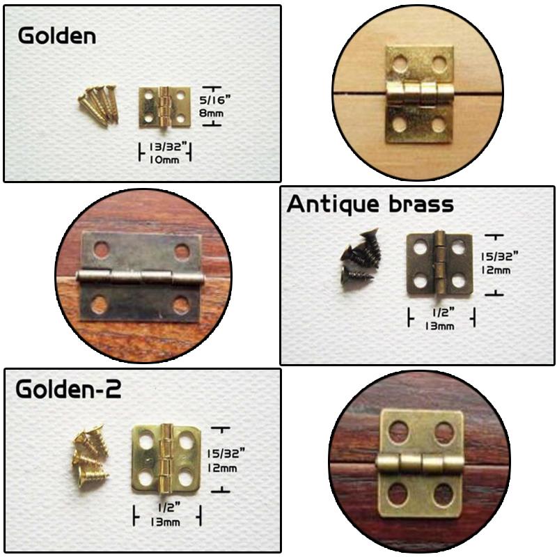 Body Jewelry Display Case - 10/20/50 Bộ Mini Đồng Thau Giả