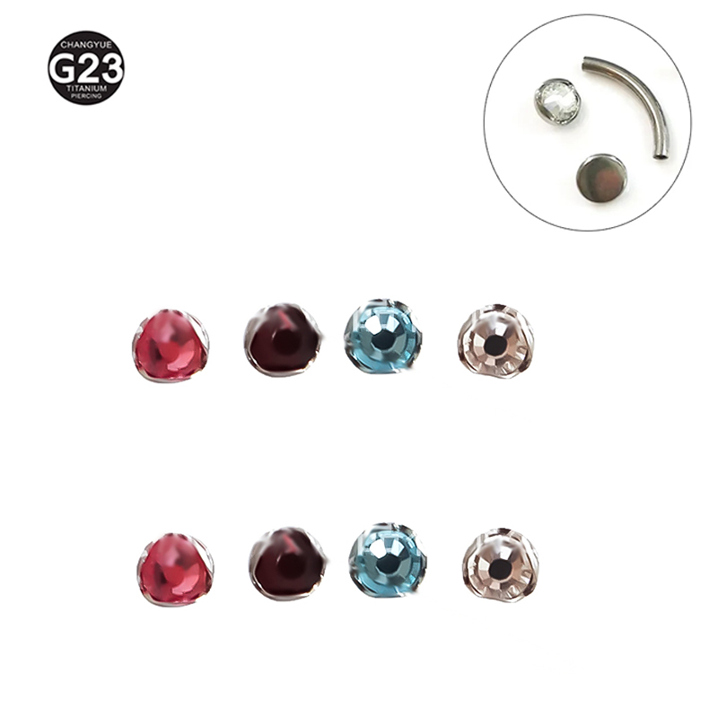 Body Jewelry Replacement Ball - 1Pc Titanium 1.6mm 1.2mm Balls with