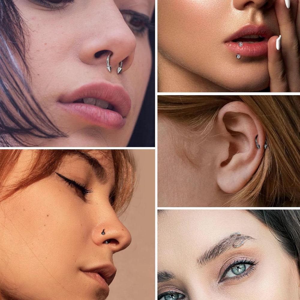 1-16Pcs Set 16G Horseshoe Sept - đánh giá và giá Body Jewelry Replacement Ball