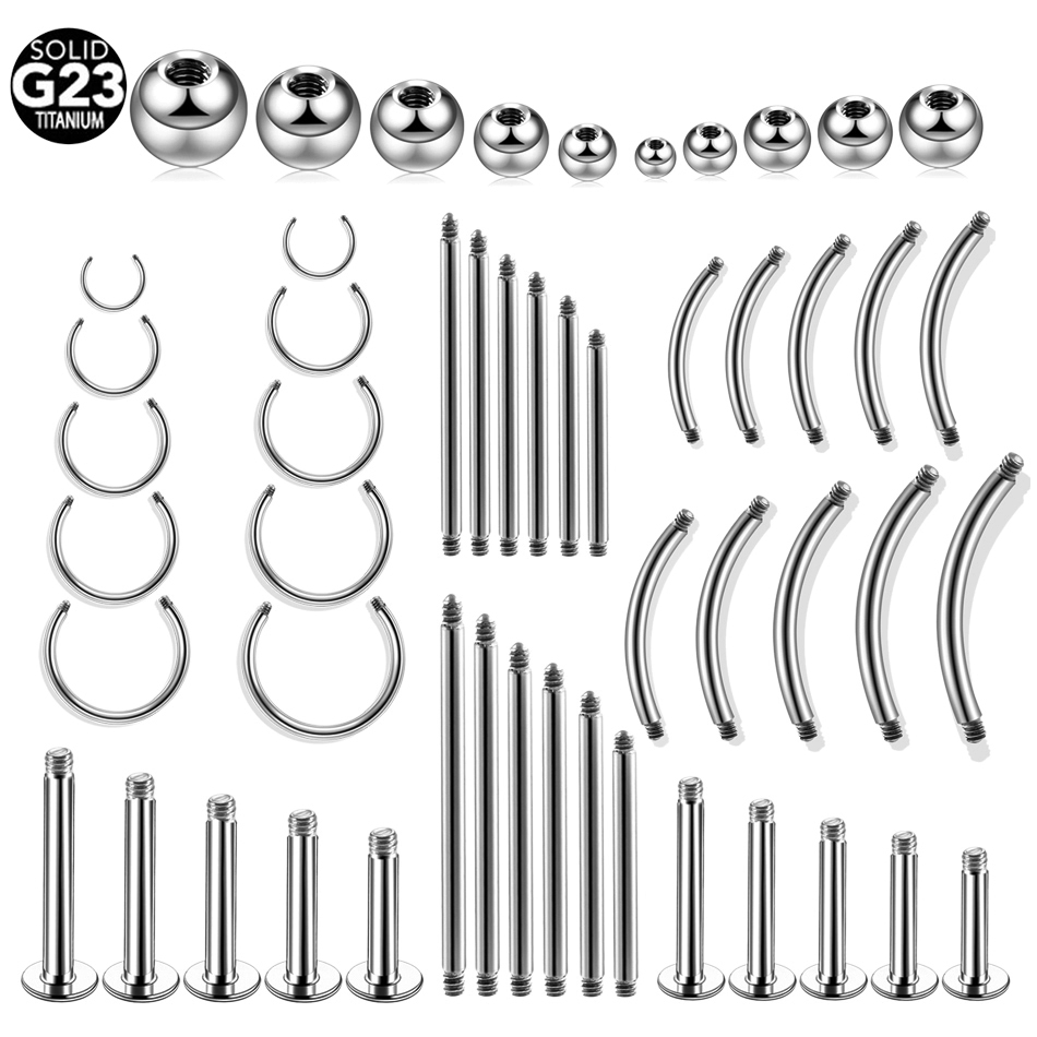 10pcs/Lot Titanium Thread Barb - đánh giá và giá Body Jewelry Replacement Ball