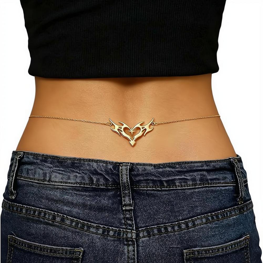 Gothic Heart Sexy Women's Wais - đánh giá và giá Body Jewelry Waist Chains