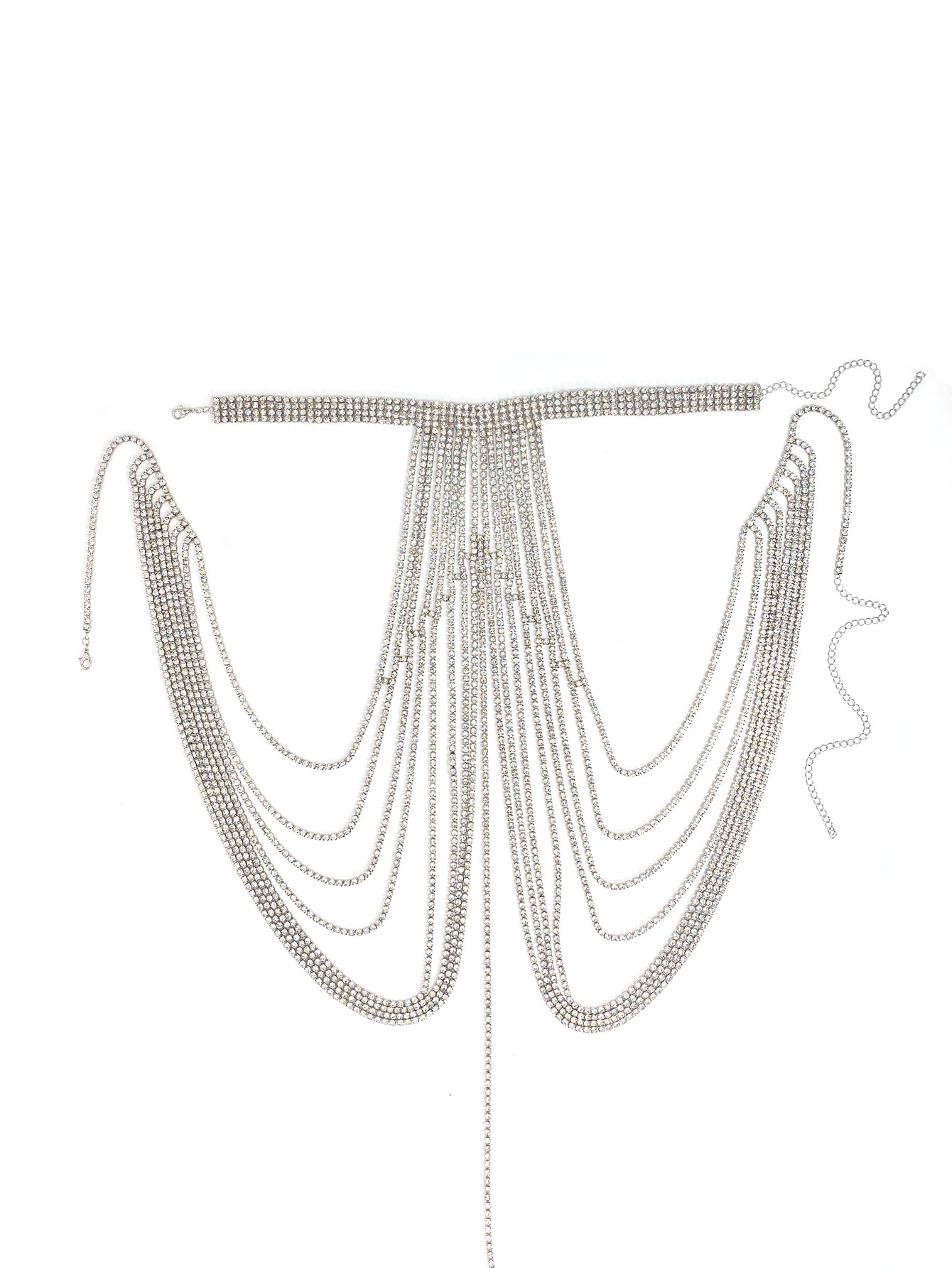 Luxury crystal chest chain, re - đánh giá và giá Body Jewelry High End