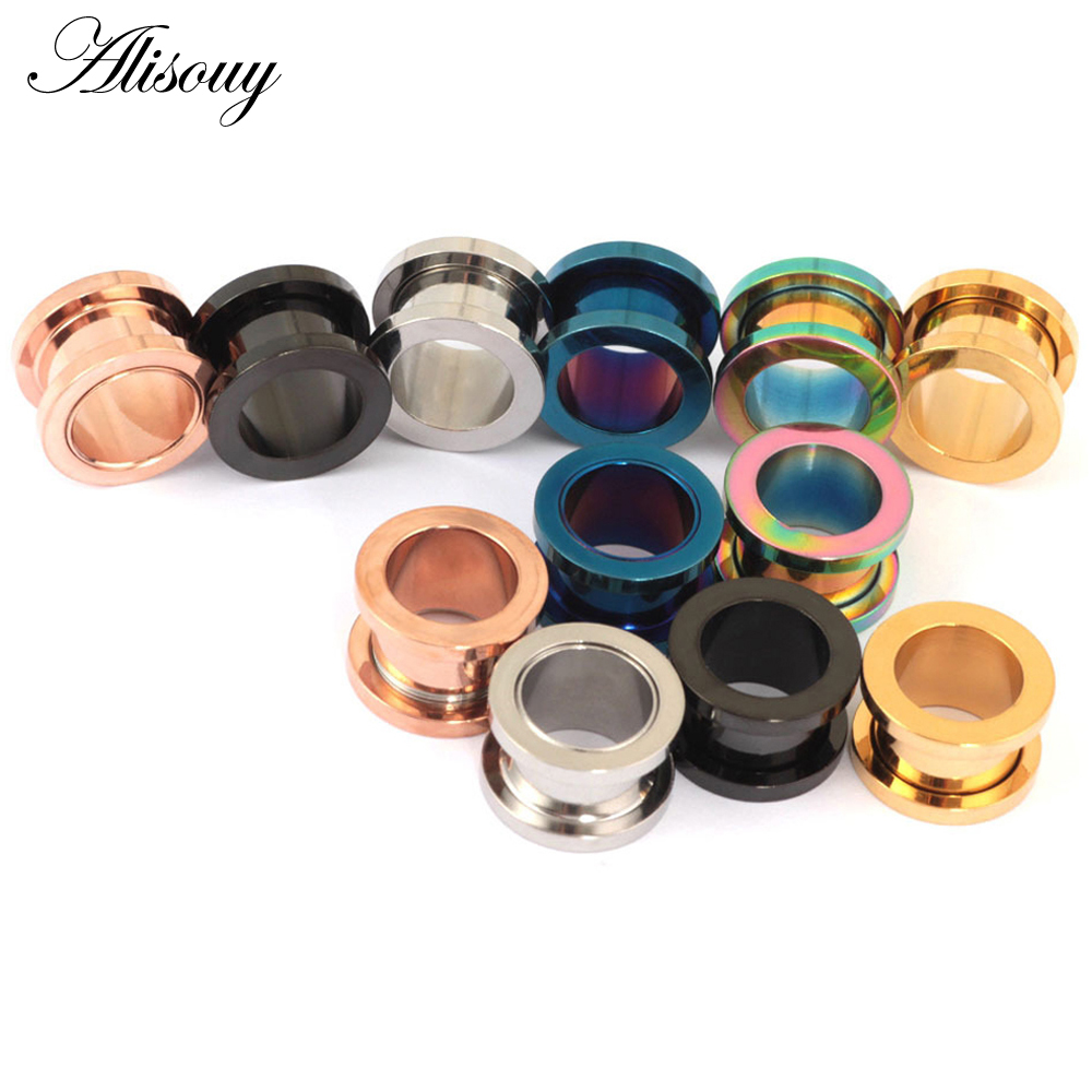 1Pc 2Mm-25Mm Thép Không Gỉ Tai - đánh giá và giá Body Jewelry Gauges
