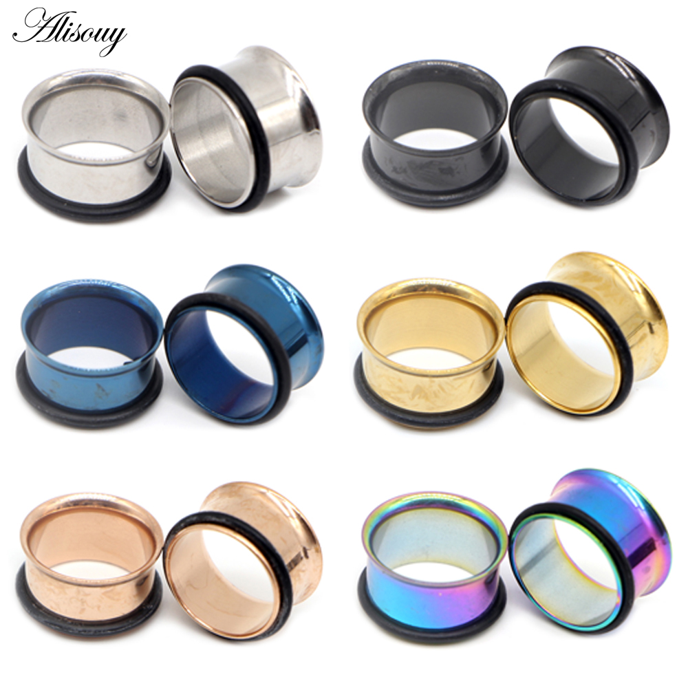 1Pc 2Mm-25Mm Thép Không Gỉ Tai - đánh giá và giá Body Jewelry Gauges