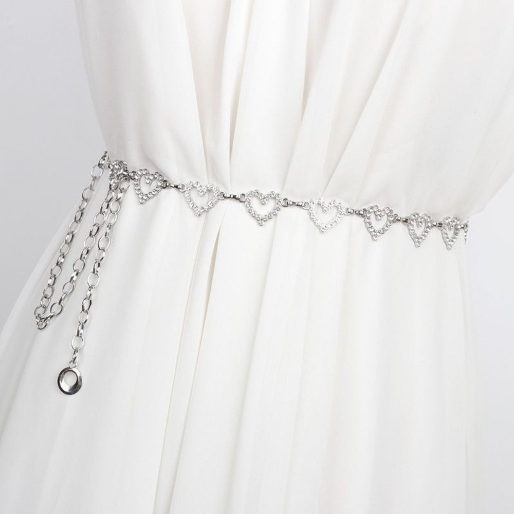 Fashion Tassel Heart Waist Cha - đánh giá và giá Body Jewelry Y2K