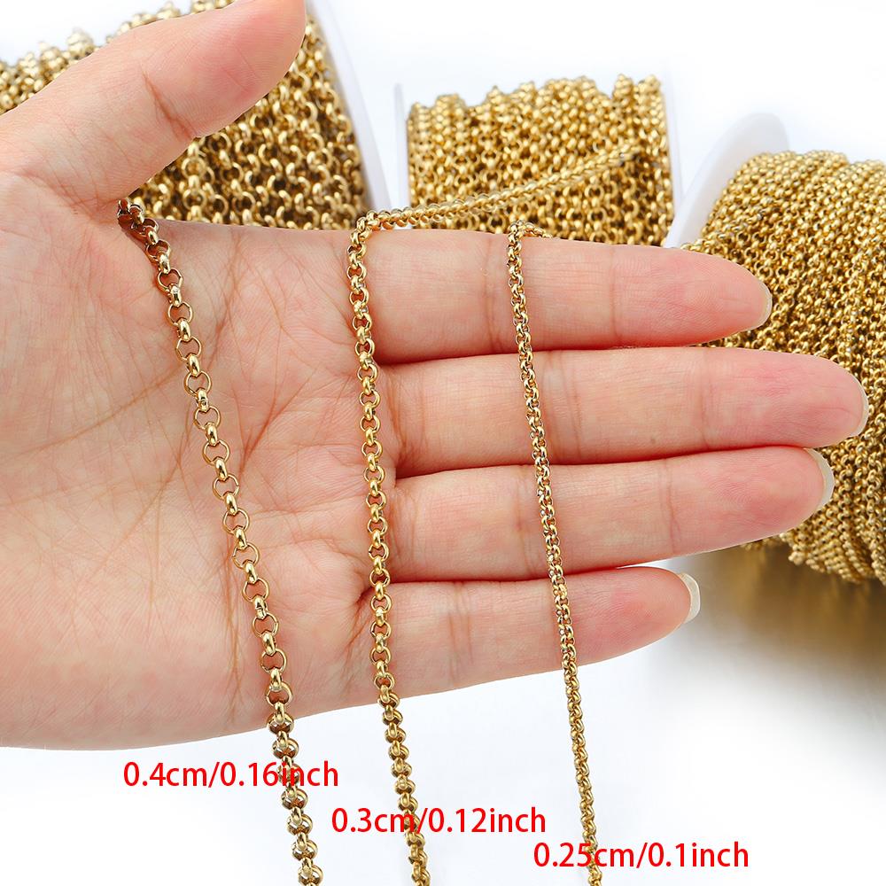 1 Meter 2-4mm Stainless Steel  - đánh giá và giá Body Jewelry