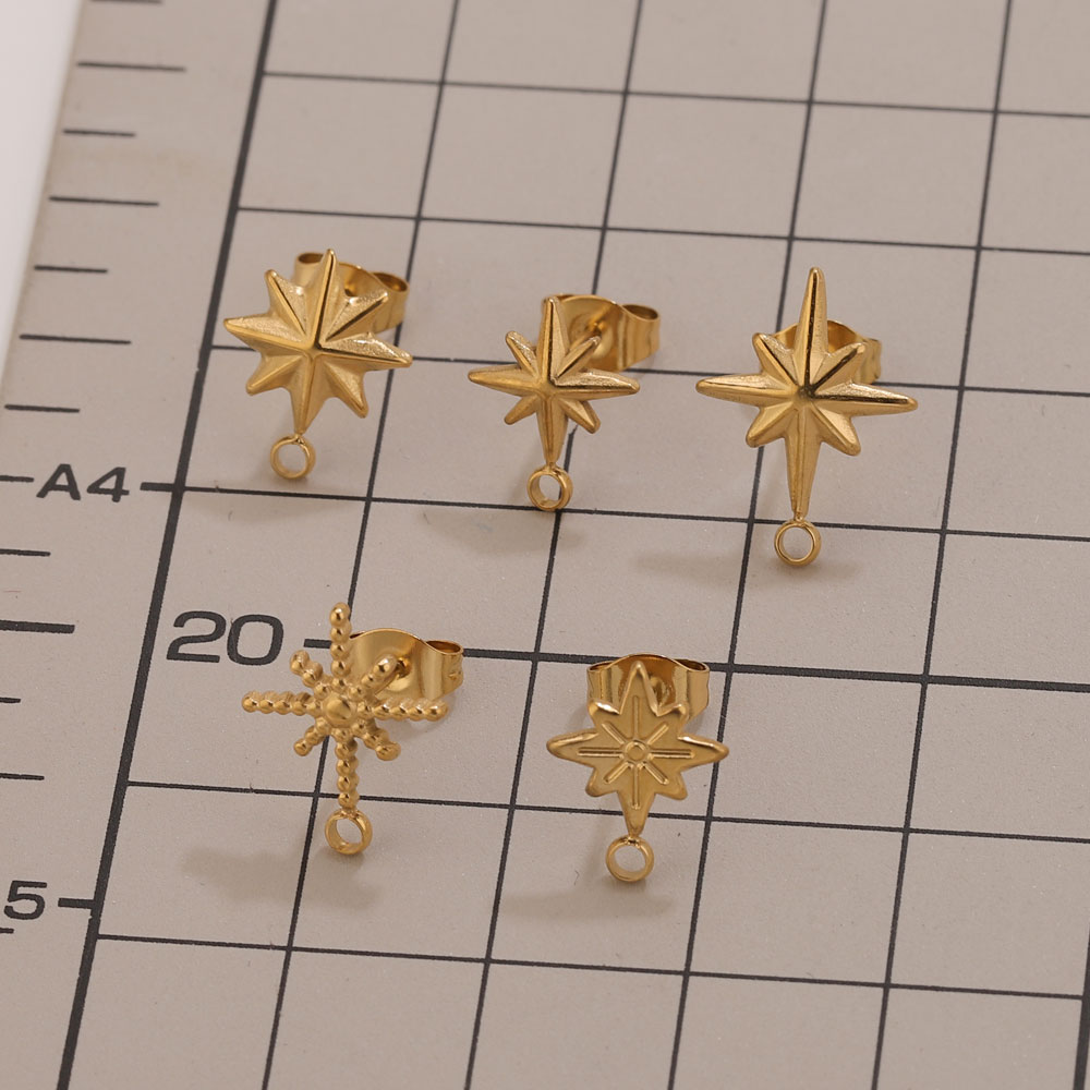 6pcs Stainless Steel Star Earr - đánh giá và giá Body Jewelry