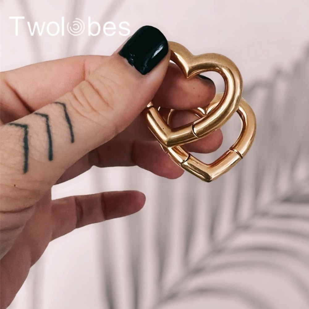 Twolobes 2PCS Heart 316 Stainl - đánh giá và giá Body Jewelry Hangers
