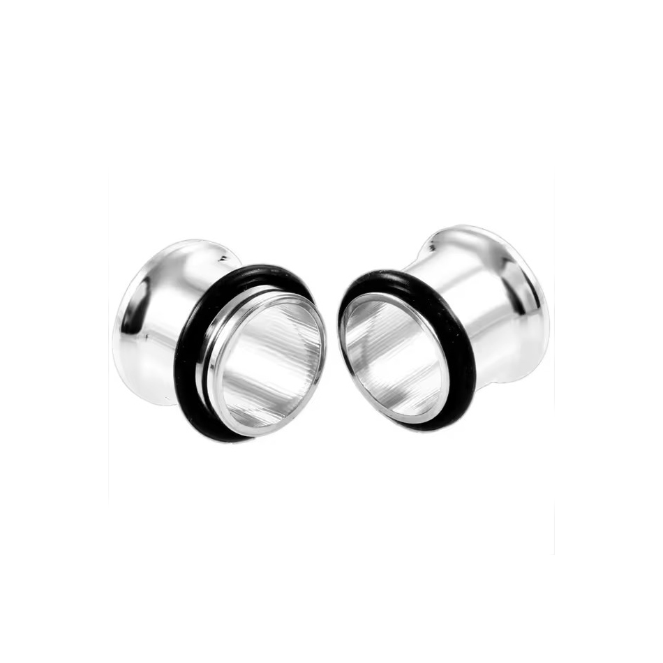 1Pair Stainless Steel Ear Plug - đánh giá và giá Body Jewelry Gauges
