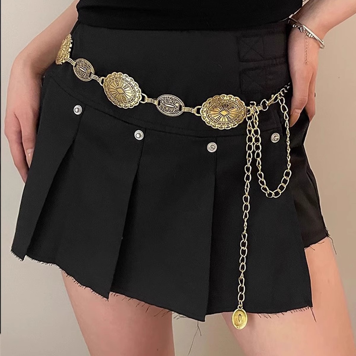 Ladies' retro style metal wais - đánh giá và giá Body Jewelry High End