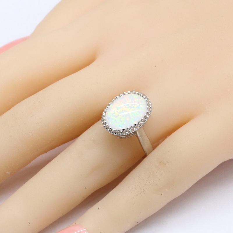 Úc Trắng Opal Đá Màu Bạc Bộ Tr - đánh giá và giá Body Jewelry Australia