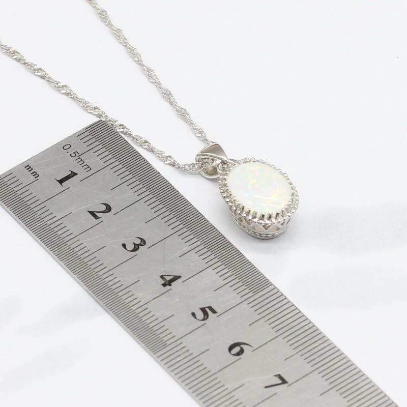 Úc Trắng Opal Đá Màu Bạc Bộ Tr - đánh giá và giá Body Jewelry Australia