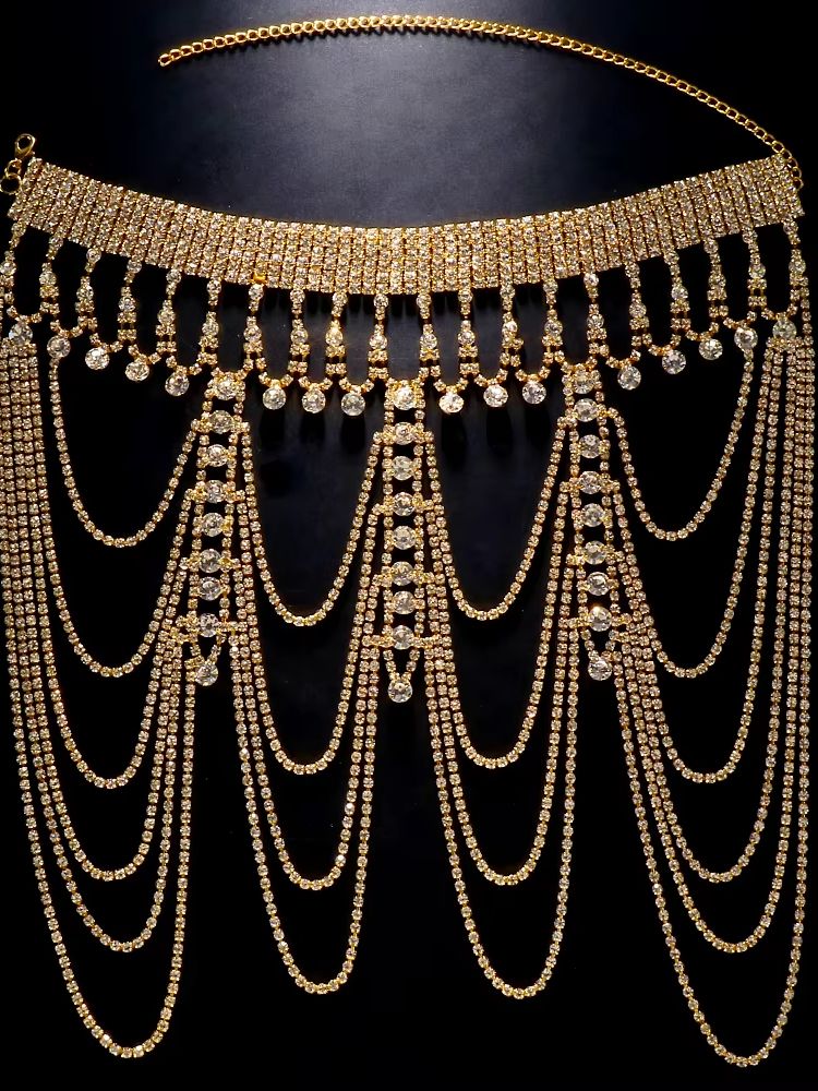 Rhinestone Crystal Shoulder Bo - đánh giá và giá Body Jewelry High End