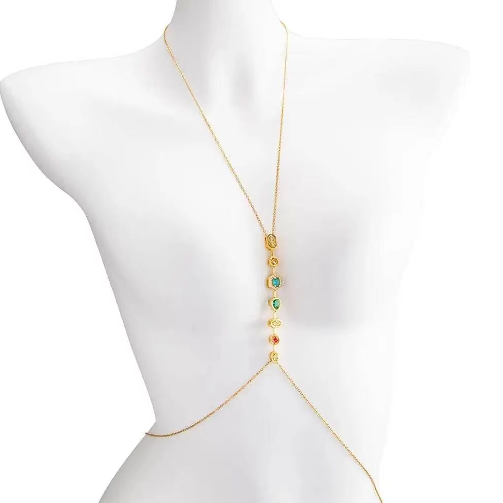 PuRui Exquisite Colorful Zirco - đánh giá và giá Body Jewelry Waist Chains