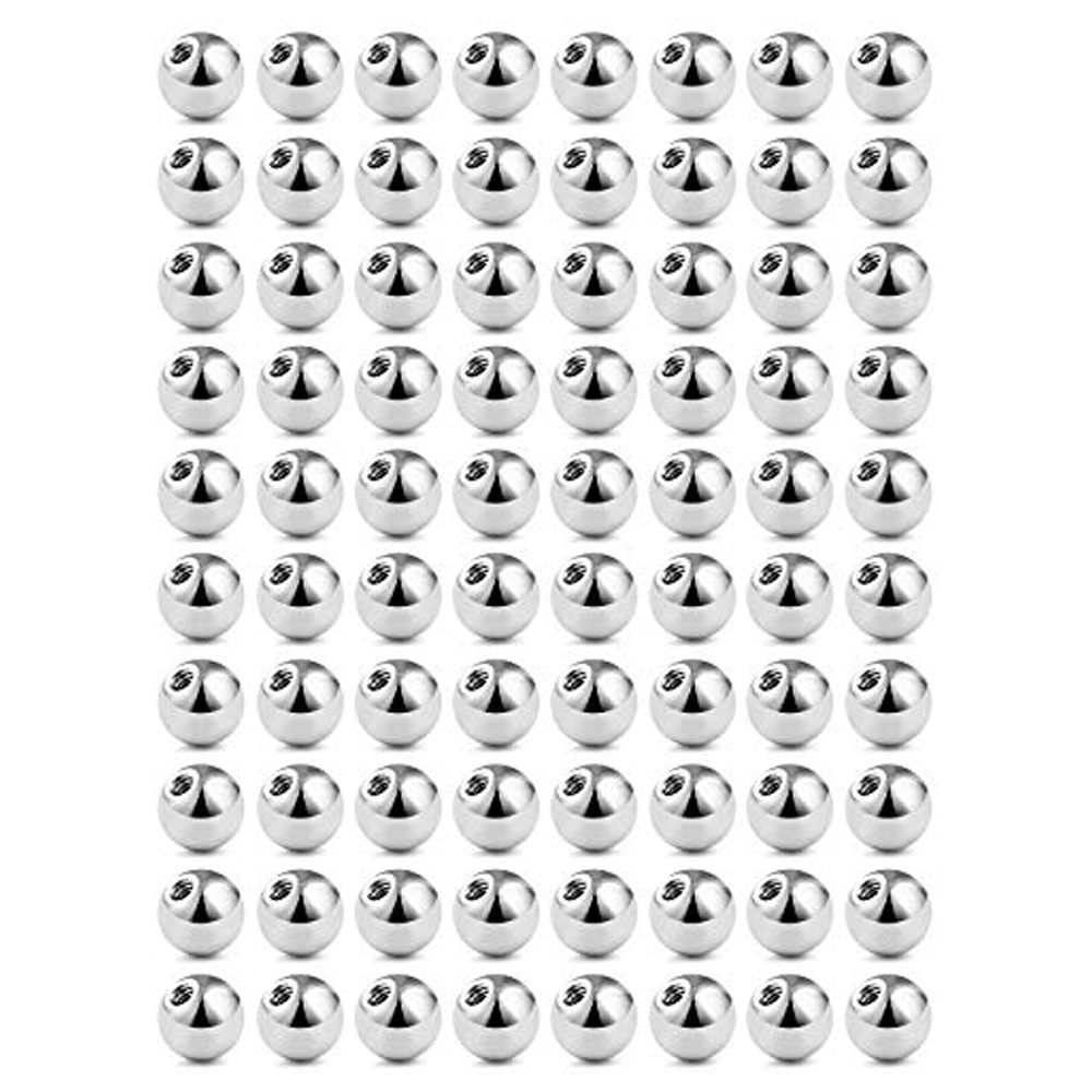 WKOUD 60PCS 14G 16G 3-5mm 316L - đánh giá và giá Body Jewelry Replacement Ball