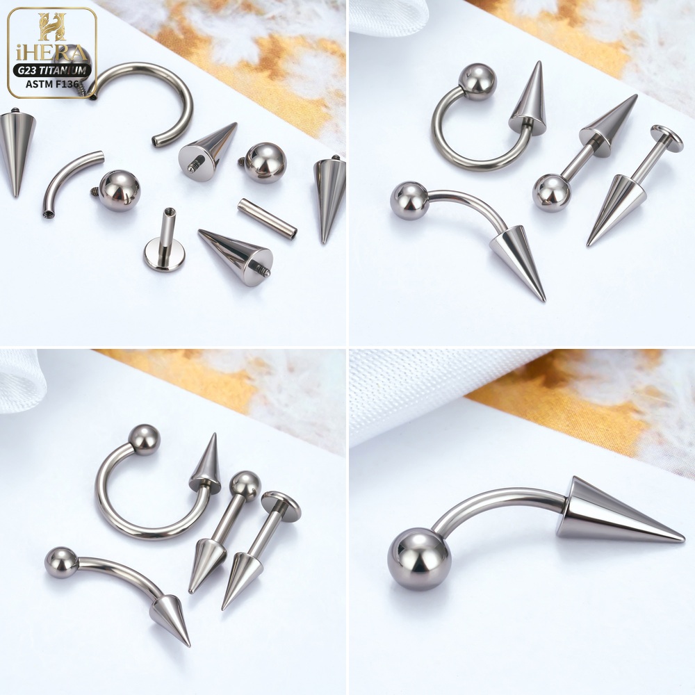 Titanium Ball Cone Replacement - đánh giá và giá Body Jewelry Replacement Ball
