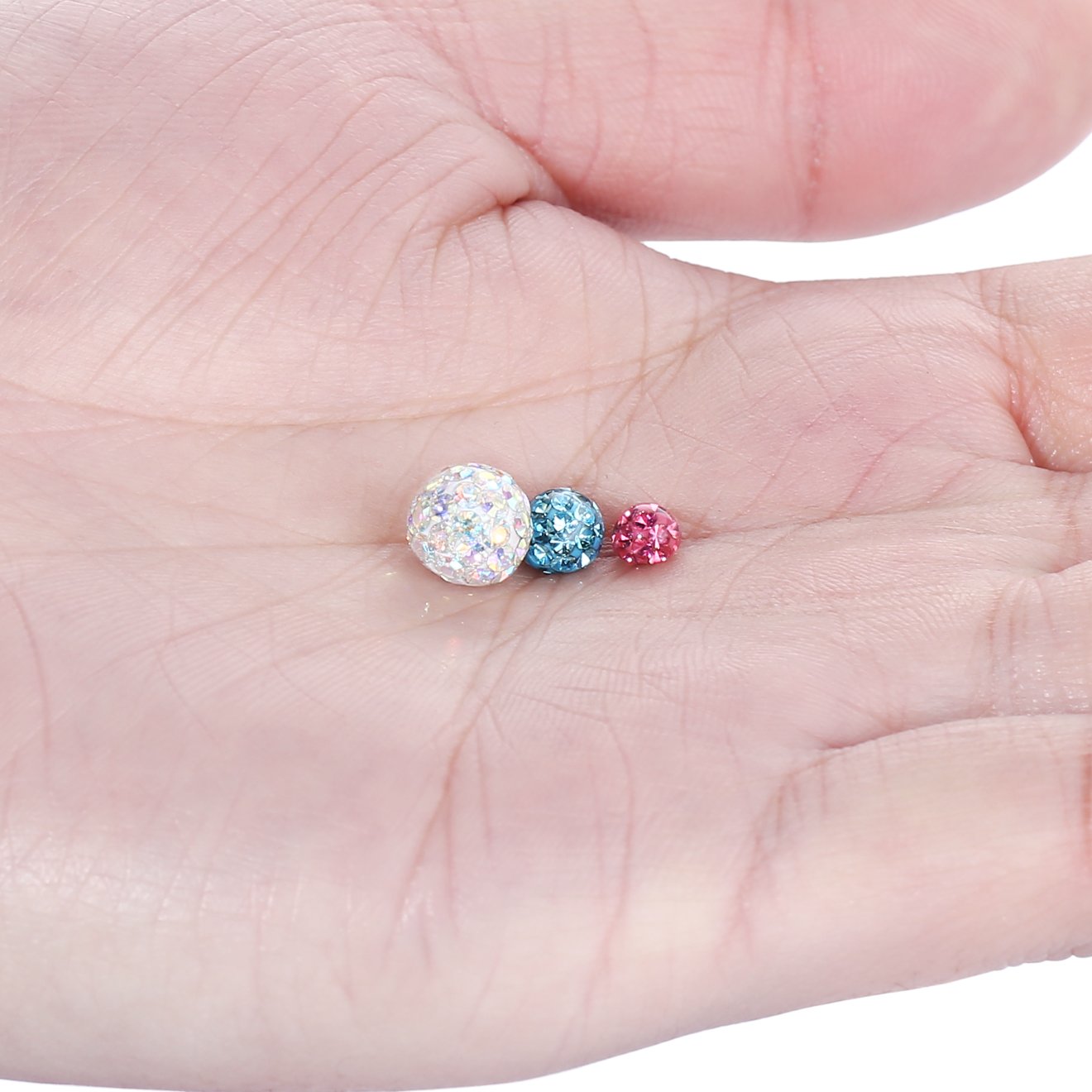 2 Pcs 14G 16G Surgical Stainle - đánh giá và giá Body Jewelry Replacement Ball