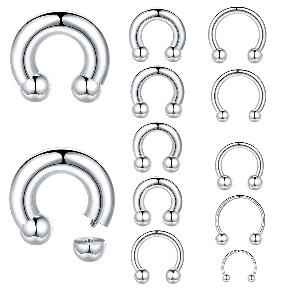 1PC 18G-00G Large Gauge Stainl - đánh giá và giá Body Jewelry Hangers