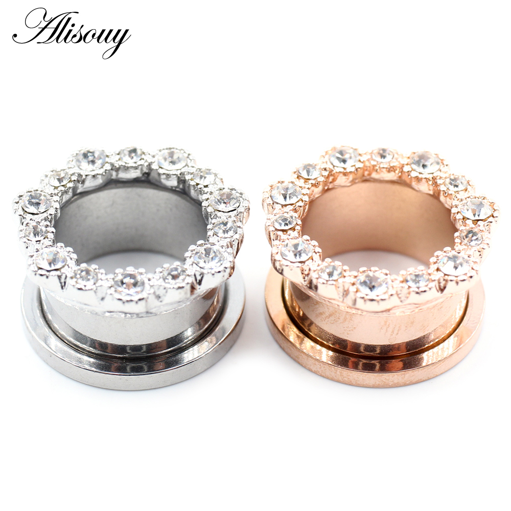 Alisouy 2 Chiếc Đồng Hồ Thép K - đánh giá và giá Body Jewelry Gauges