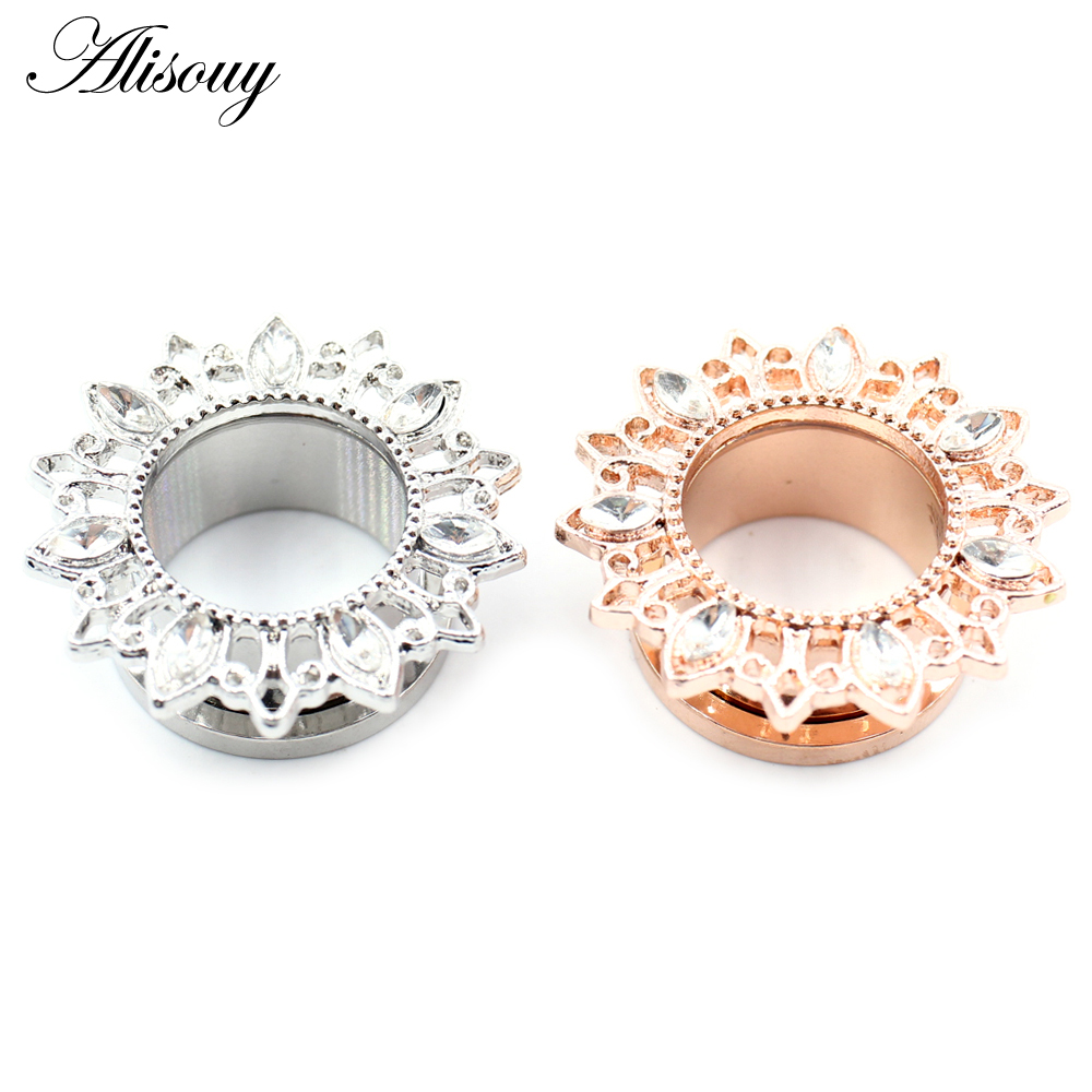 Alisouy 2 Chiếc Đồng Hồ Thép K - đánh giá và giá Body Jewelry Gauges