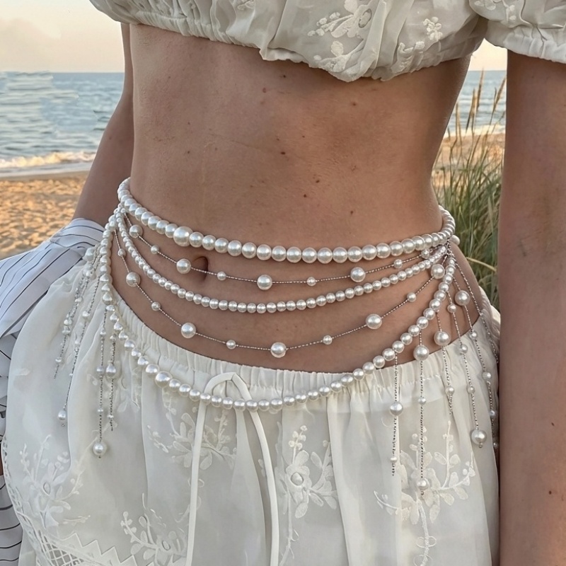 Luxurious Multi-Layer Pearl Ta - đánh giá và giá Body Jewelry High End