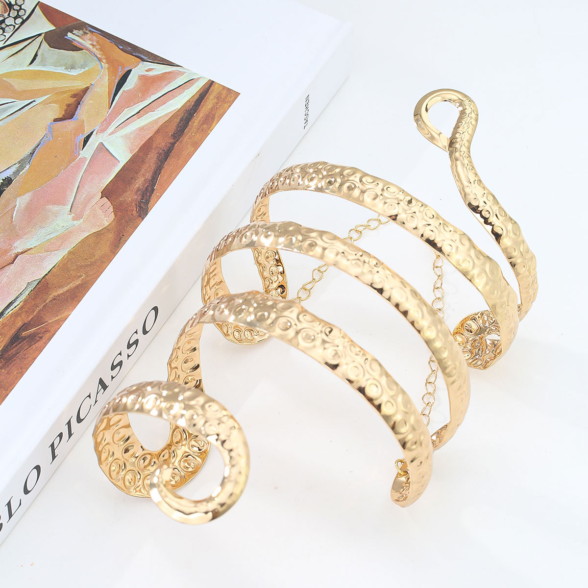 Edgy Alloy Snake Arm Cuff - Pu - đánh giá và giá Body Jewelry High End