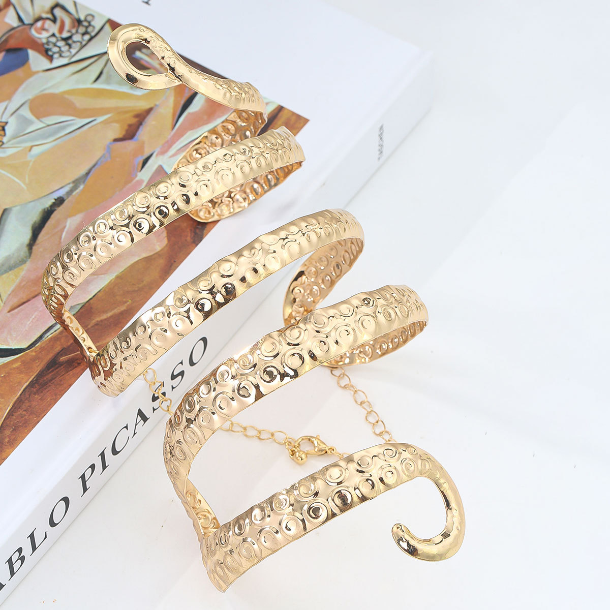 Edgy Alloy Snake Arm Cuff - Pu - đánh giá và giá Body Jewelry High End