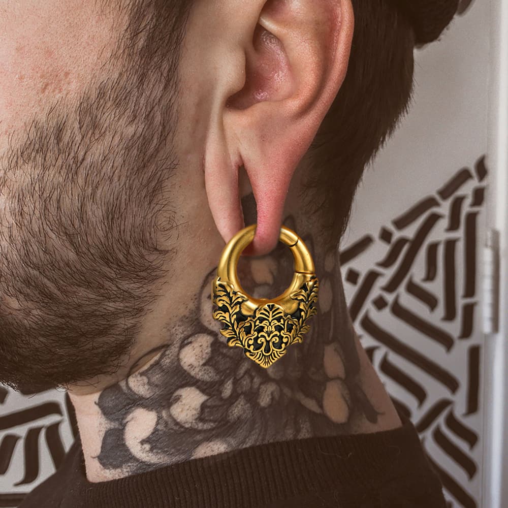 Giga 1/2Pcs Vintage 5mm(4g) Fl - đánh giá và giá Body Jewelry Hangers