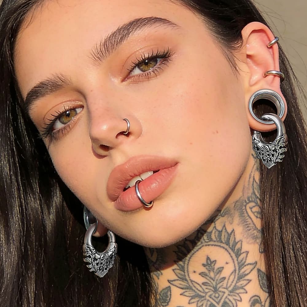 Giga 1/2Pcs Vintage 5mm(4g) Fl - đánh giá và giá Body Jewelry Hangers