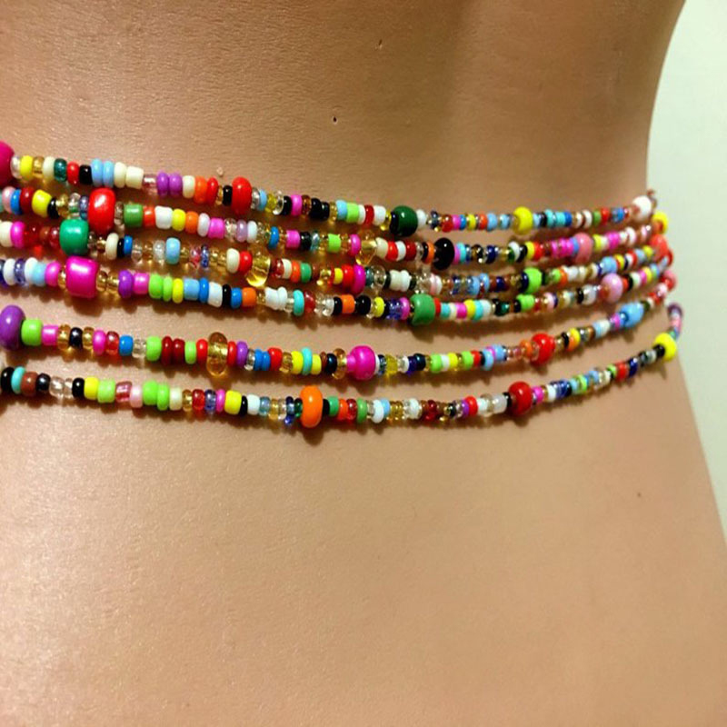 Women Layered Beaded Belly Cha - đánh giá và giá Body Jewelry For Women
