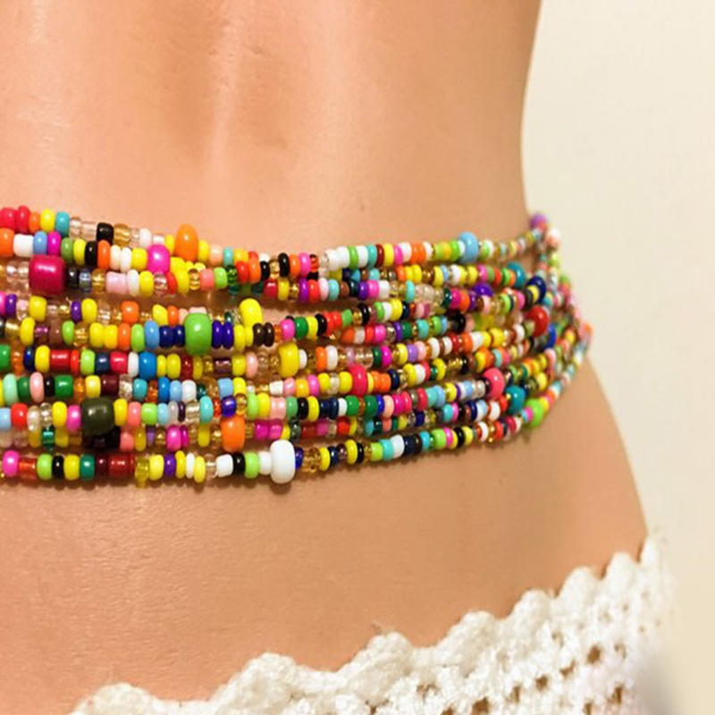 Women Layered Beaded Belly Cha - đánh giá và giá Body Jewelry For Women
