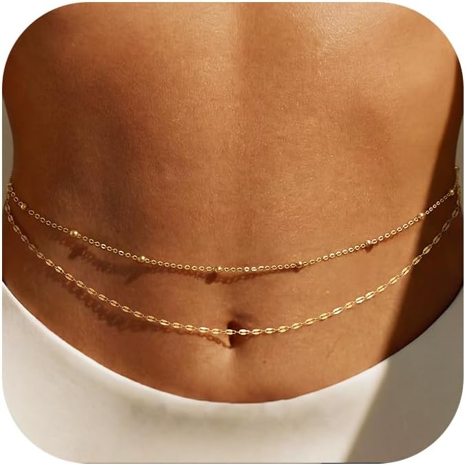 14K Gold Plated Waist Chain Wo - đánh giá và giá Body Jewelry For Women