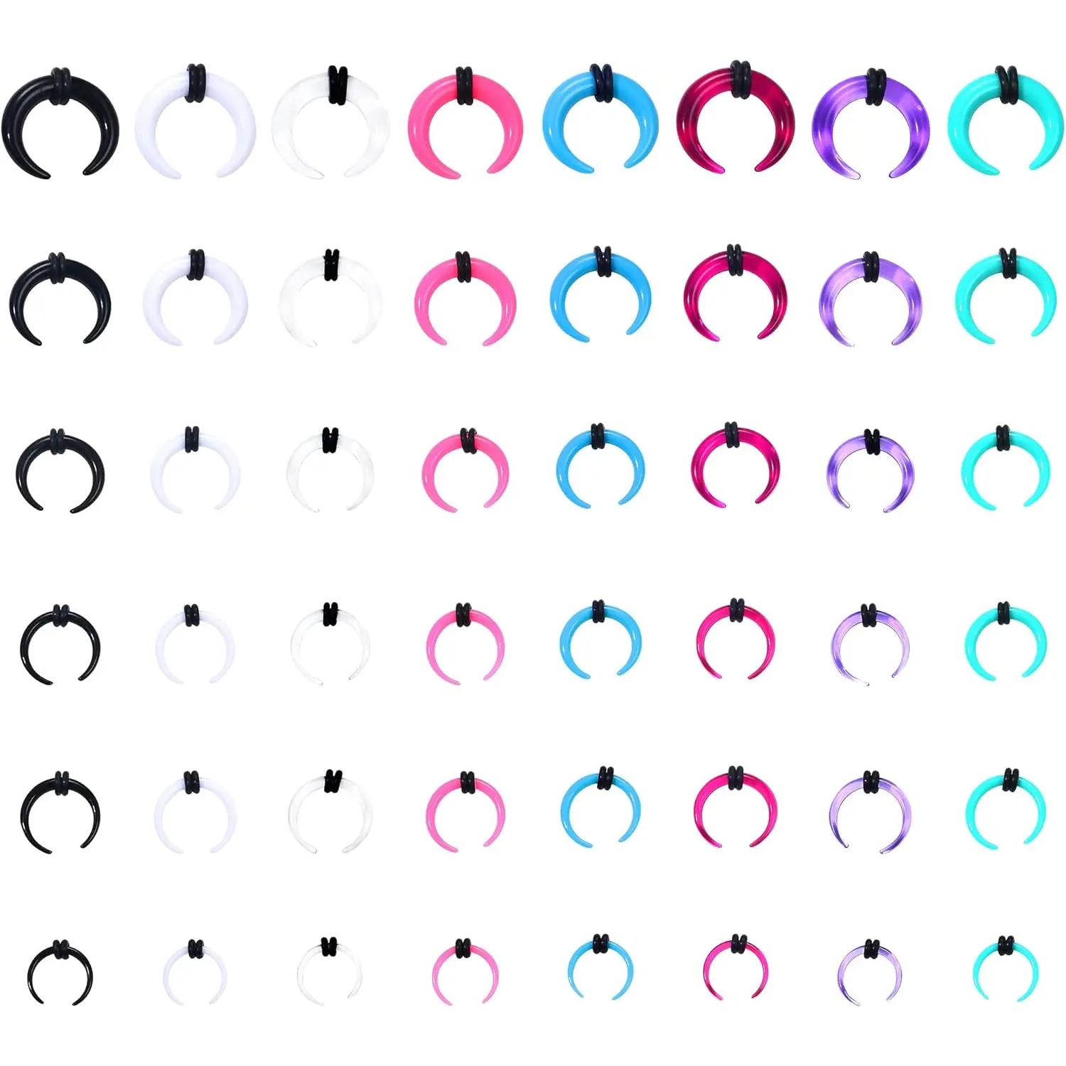 Florideco 4G-14G Acrylic Septu - đánh giá và giá Body Jewelry Gauges